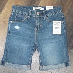 Signature by Levi Strauss Girls Denim Shorts